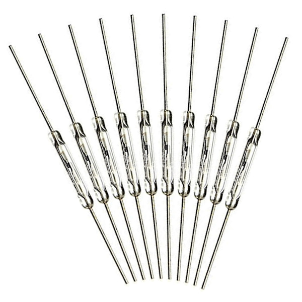 50 st Reed-omkopplare Magnetkontakter Reed-kontakt Induktionssensor 14mm X 2mm