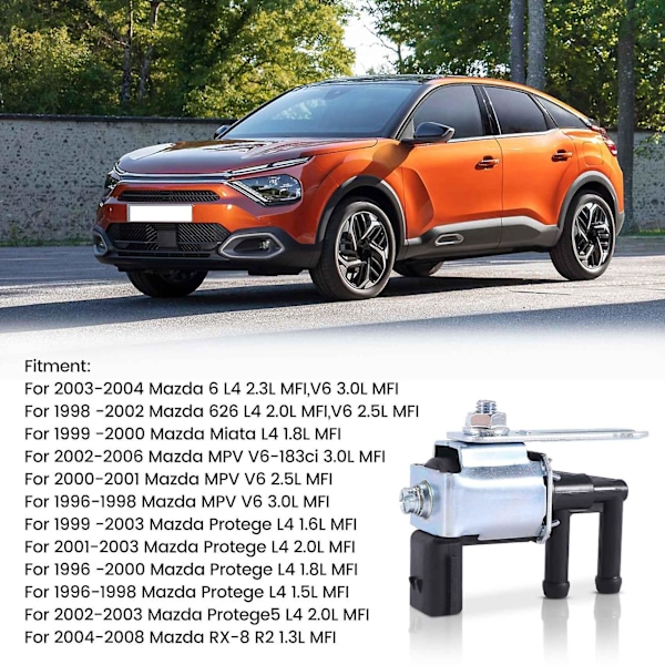 Ny Ångbehållare Reningsventil för 6 626 MPV MX5 RX-8 1.3L- 3L Biltillbehör K5T48279