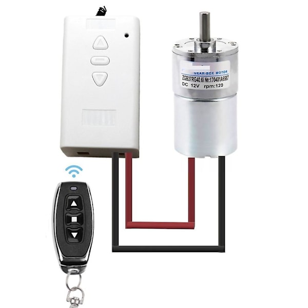 AC/DC 12V 24V 36V Motor Manuell Controller Motor Fjärrkontroll Switch Framåt Bakåt Upp Ner Stopp med Gränslägesbrytare