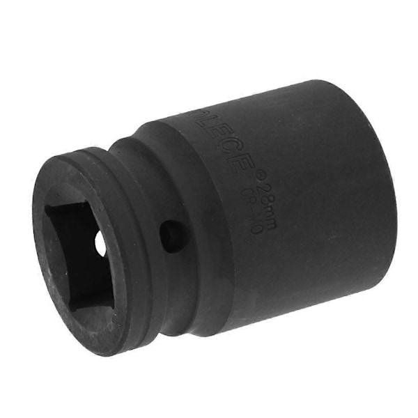 28mm 3/4\" DRIV DYP SLAGSKRUTREKKERPIPE 12 KANT ENKEL HEX NAVMUTTER