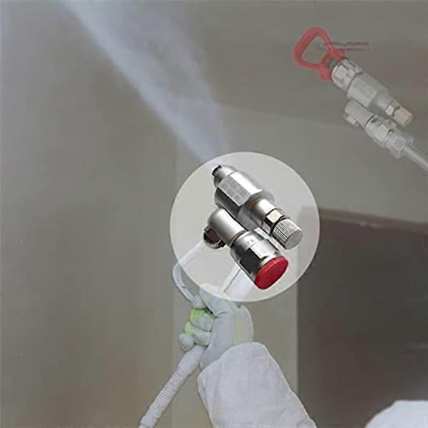 287030 Clean-Sh-Ot Stengeventil, Trykkluftfri Maling Sprøyteforlengelse Anti-Spytteventil Luftfri
