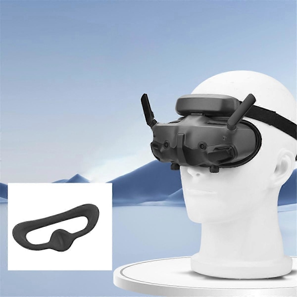 DJI Goggles 2/3 -lasien silikoninen silmäsuojus, liukumaton ja mukava pehmuste, estää valovuotoa
