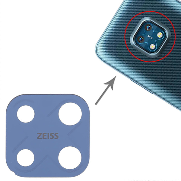 (Ny) For Nokia XR20 KOMPATIBEL Bak Kamera Linse (Blå)