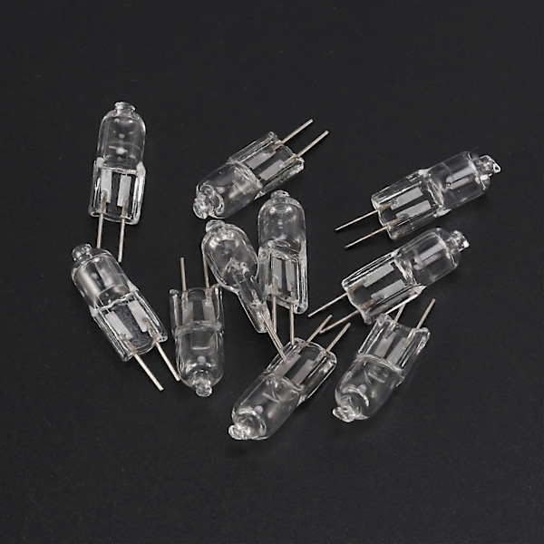 10 x G4 Halogen Lys Lampe Belysning 10W Varm Hvid
