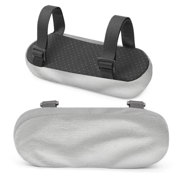 Ergonomic Chair Armrest Pads, Memory Foam Elbow Support Grey