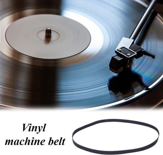 Two flexible rubber drive belts suitable for record players