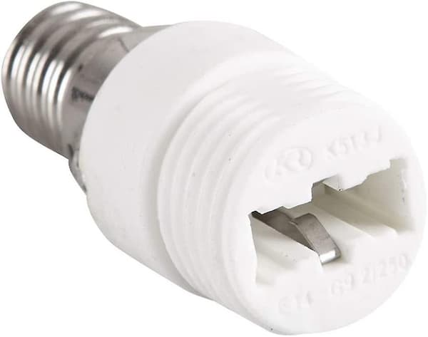 Pakke E14 til G9 Keramisk Sokkeladapter For Led, Halogen, Cfl Lyspærer