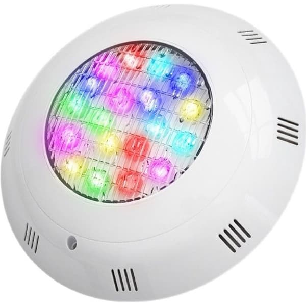 Undervanns LED-spotlight - 245×70 mm - Vanntett - Korrosjonsbestandig - Hvit