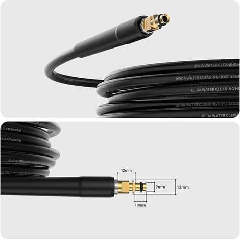 Högtrycksersättningsslang för Karcher K-serien K2 K3 K4 K5 K6 K7 högtryckstvättar - 6M