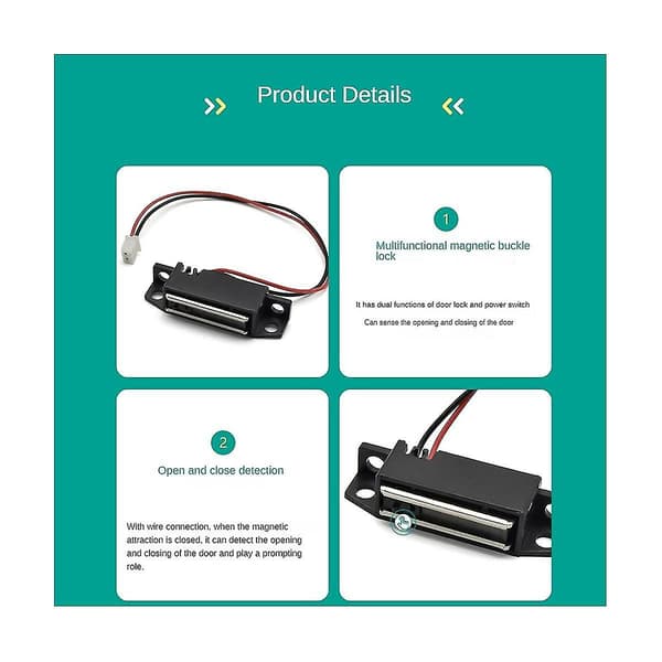 Mgstk magnetisk spänne industriell utrustning magnetisk spänne med elektrisk sensor dörrsug