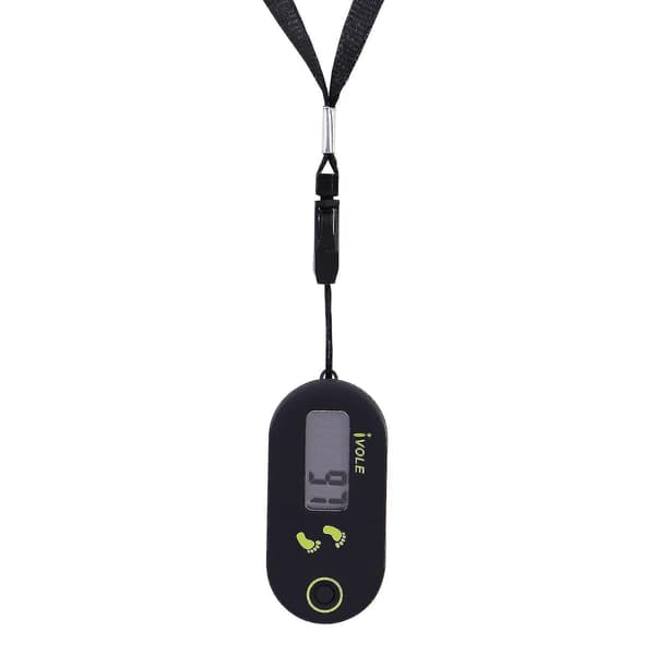 Clispeed Simpel Mini Skridttæller Gå 3d Digital Pedometer Til Motion Mænd Kvinder (sort)