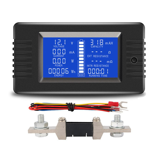 PZEM015 Digitaalinen DC 0-200V Jännitevirta 200A Suntilla Auton Akun Testauslaite Jännitemittari