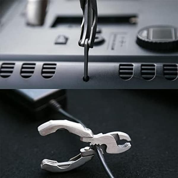 Mini multi-tool 9 in 1 multifunctional keychain pliers screwdriver pocket tool