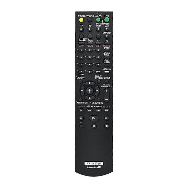 NY Fjärrkontroll RMAAU029 För Sony RM-AAU029 HEMMABIO AV System HT-CT100