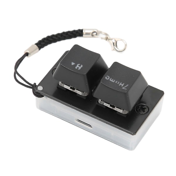 Kaksi näppäimen näppäimistö USB-johdolla OSU Hot Swappable RGB-taustavalaistu ohjelmoitava mekaaninen pelinäppäimistö
