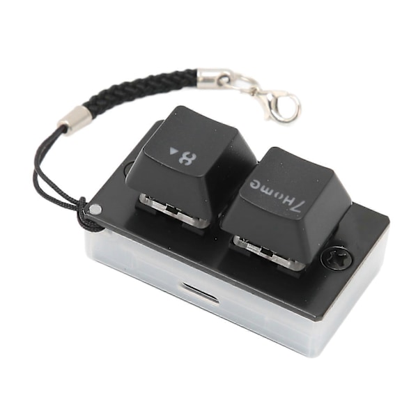 To-tasters tastatur USB kablet OSU Hot Swappable RGB bakgrunnsbelyst programmerbart mekanisk gamingtastatur