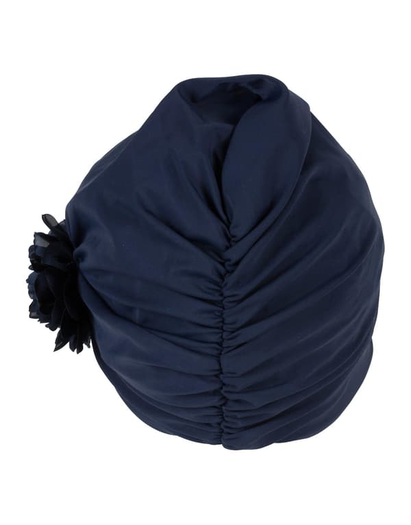 Fashy Blomstret Stofbadehat - Navy
