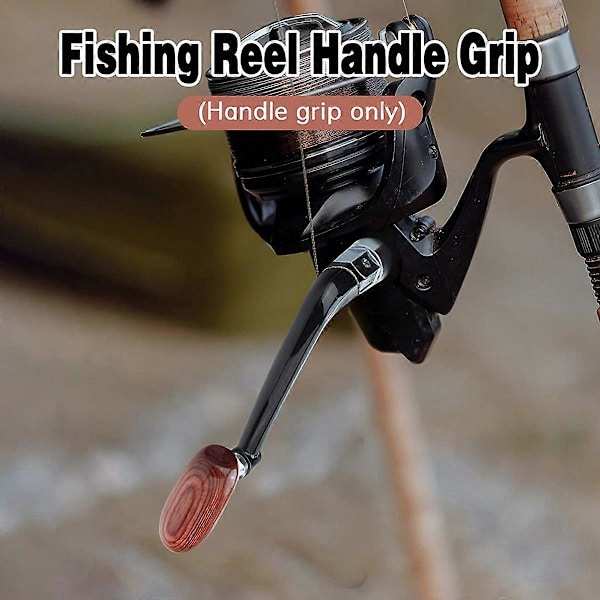 3 st Fiskespöhandtag Kraftgrepp Rotationsfiskespöhandtag Halksäker Fiskespöhandtag Träkn