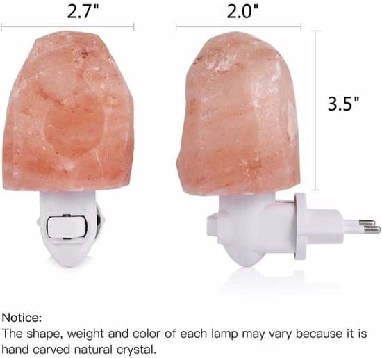 10W Night Light, Natural Crystal Himalayan Salt Lamp, 400g