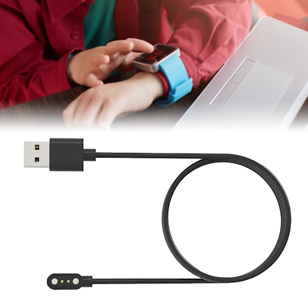 Smartwatch-laddare, säker magnetisk snabbladdning, smartwatch-dockningsladdare, adapter, 2-stifts handledsladdningskabel, kompatibel med HW12 HW16 Kaesi