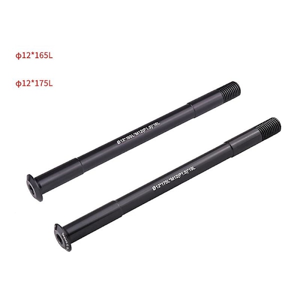 Läpiakseli maantiepyörän akseli etu- taka-navan pikalinkut 12mm pyörän akselin napa-akseli 12X160LxM12(P1.0)X19L