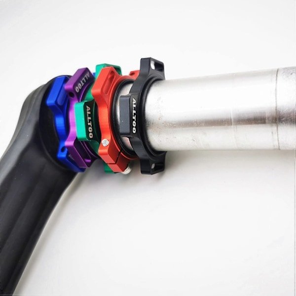 Cykel Krankjustering Aluminium Legering Cykel Krank Klinge Forbelastningsjustering til BB30 Id 30mm, Rød