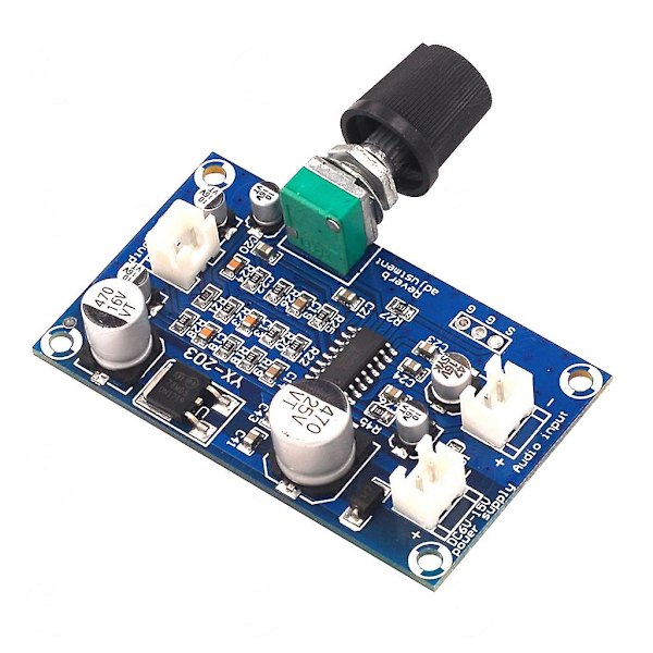 Pt2399 Mikrofon Reverberation Platta Kretskort Effekt Super M65831 Mono Förstärkare