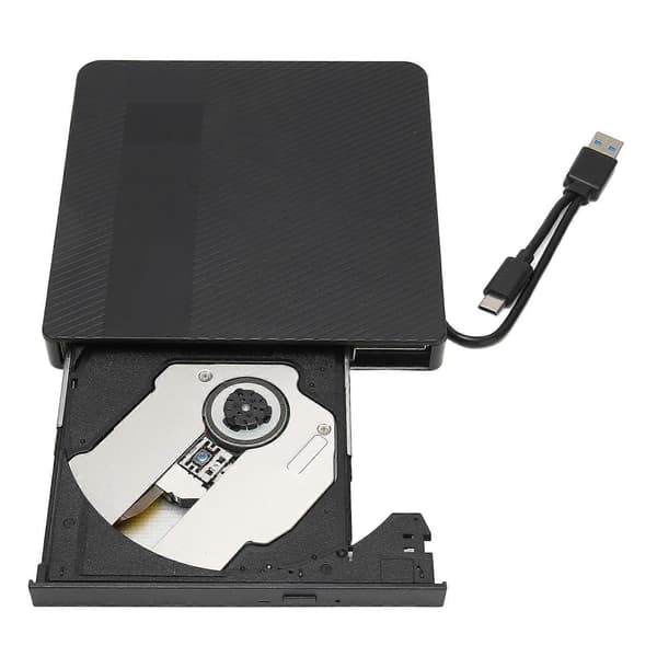 Ekstern DVD-drev USB3.0 Type C Universal CD DVD RW Brænder til Linux til Windows til OS X til Desktop PC