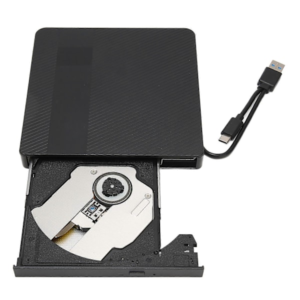 Ulkoinen DVD-asema USB3.0 Type C Universal CD DVD RW -poltin Linuxille, Windowsille, OS X:lle ja pöytätietokoneille