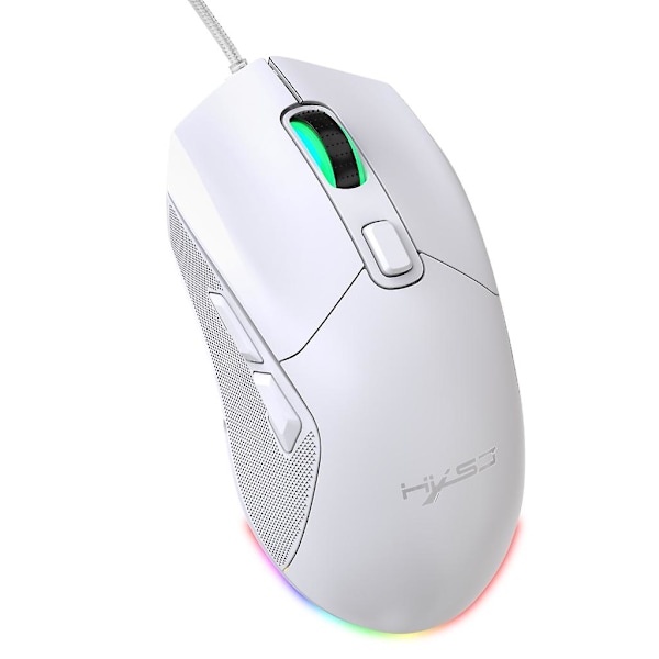 Honeycomb Shell Kablet Rgb Gaming Mus, Pc Gaming Mus Med 7 Knapper