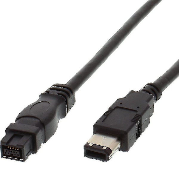 IEEE 1394 Firewire 800 till Firewire 400-kabel, 9-stift/6-stift Hane/Hane