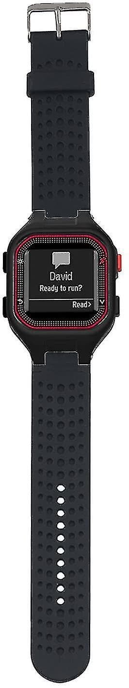 Ersättning för Forerunner 25 klockarmband kompatibel med Garmin Forerunner 25 Smart Watch-Large/Man