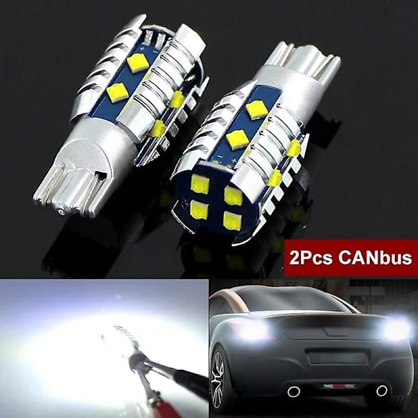 2 kpl Led-varmuusvalot Polttimo Käänteinen Lamppu W16w T15 921 Canbus Peugeot 2008 208 3008 308 Sw 4008 5008 508 Rcz 2010-2015