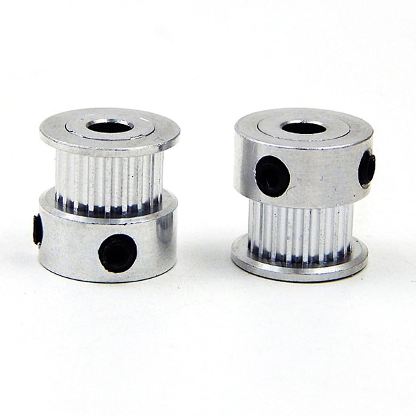 2x GT2-remskivor med 20 tänder, 5 mm hål + GT2 6 mm kuggrem & 2x Idler 4x Spännare för 3D-skrivare RepRap