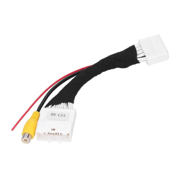 Backkamera Anslutningskabel 24Pin RCA Adapter Kabeldragning Passar Renault