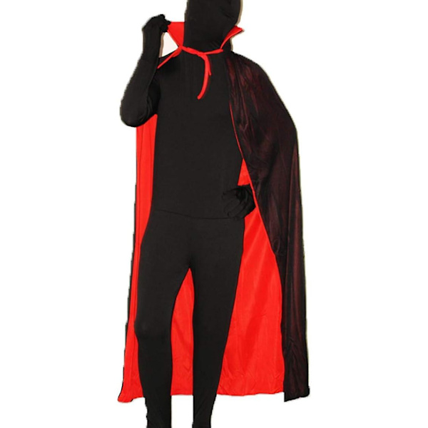 Vampyrkappe Kappe Stand-up Krave Hætte Vendbar til Halloween Kostume Temafest Cosplay