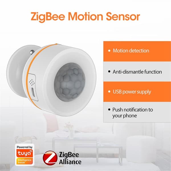 Smart Human Presence Rörelsesensor Zigbee 3.0 Smart Life App-kontroll Hem Säkerhet och Automatisk