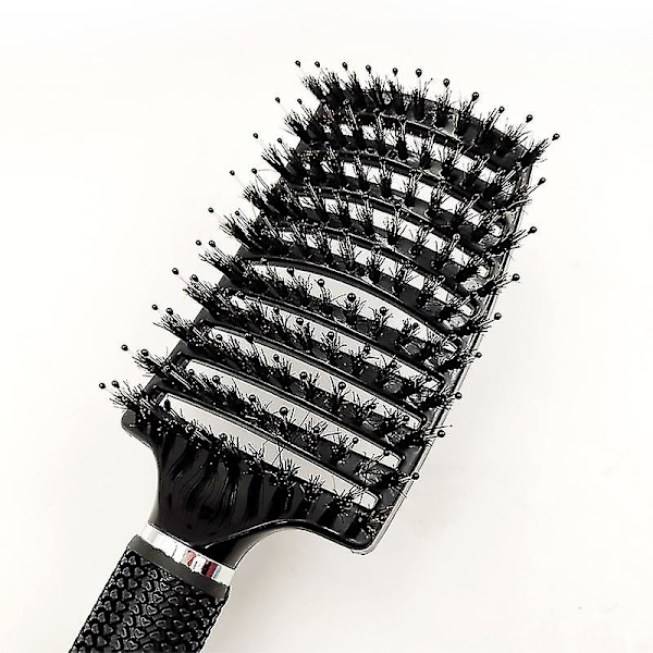Tangle Teezer borste, vildsvinsborst, böjd kam, borste för styling av håret, för styling av hårborsteset