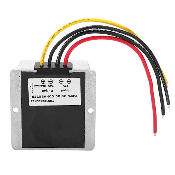 DC Boost Spänningsomvandlare 12V till 24V 10A 240W DIY Strömförsörjning Transformator TBS1224C240Z