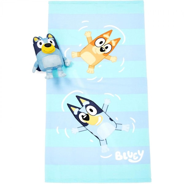 Bluey og Bingo Håndklæde og Badeven Sæt