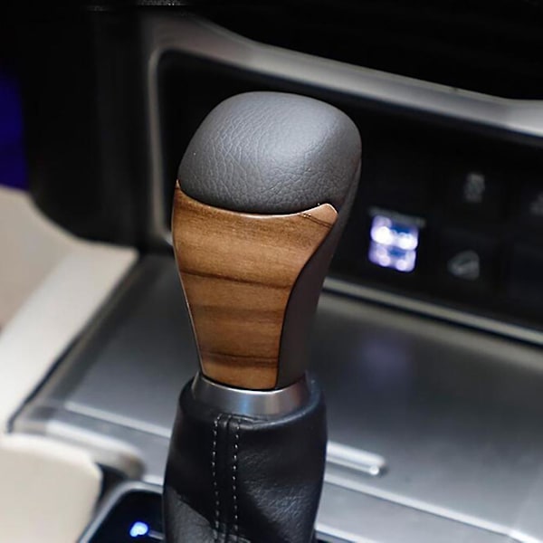 Automatisk växelspaksknopp för Land Cruiser Prado 150 2018 2019 2020 Svart trä