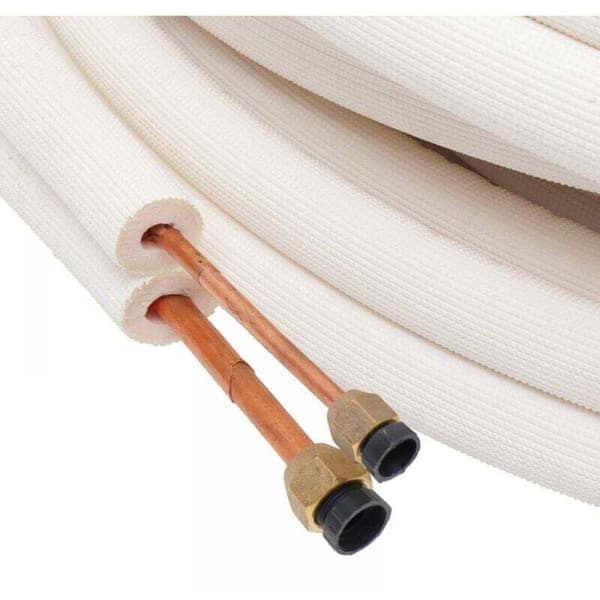 1/4\" 3/8\" Isoleret Kobberrør Aircondition Slangefittings Par Spolerør - 4M