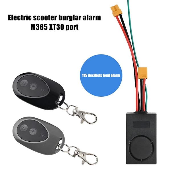 1150DB Högt Trådlöst Stöldskydd Vibrationslarm Fjärrkontroll för M365 Scooter A