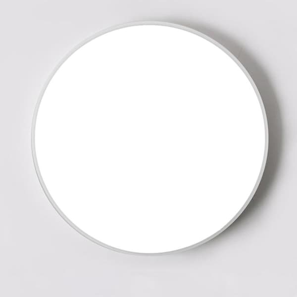 LED Taklampe Moderne Lampe Stuebelysning Armatur Soverom Kjøkken Montering Flush Panel (Svart)