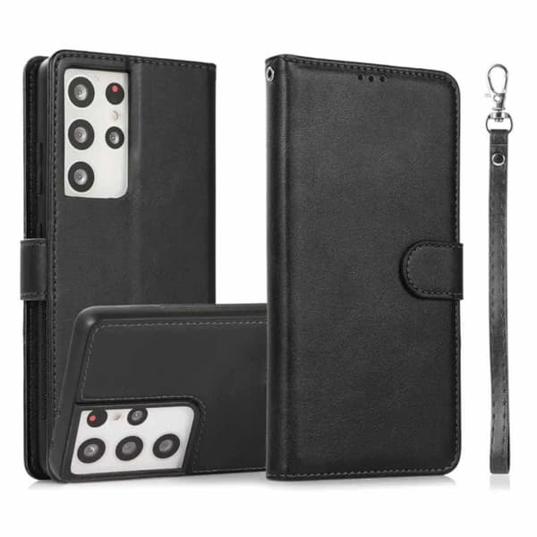 Samsung Galaxy S24 Plus Magnetic Wallet Case 2-in-1 Black