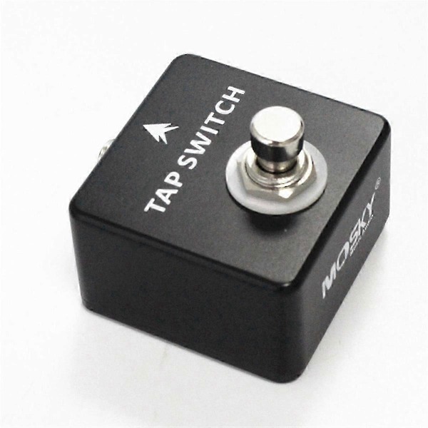 Tap Switch Tap Tempo Switch Pedal Full Metal Shell För Gitarr Effekt Gitarrtillbehör