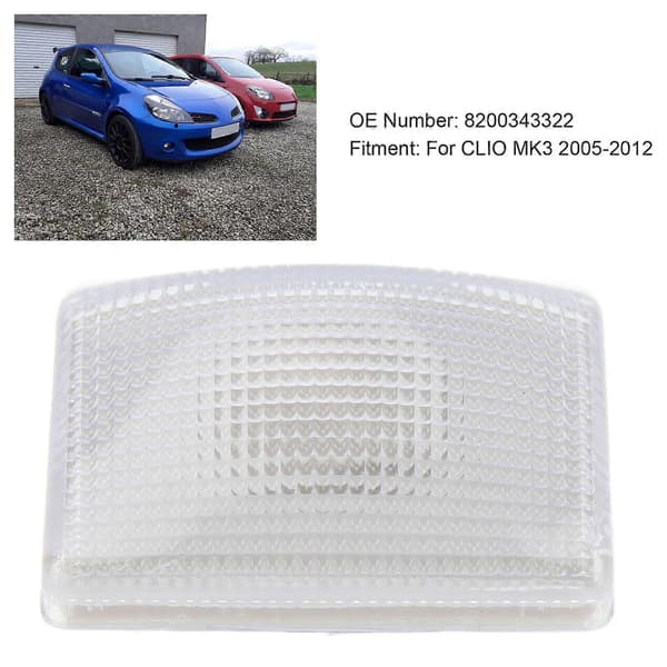 Sideblinklysdeksel 8200343322 Høy Synlighet Vanntett Robust Sideblinklysdeksel for CLIO MK3