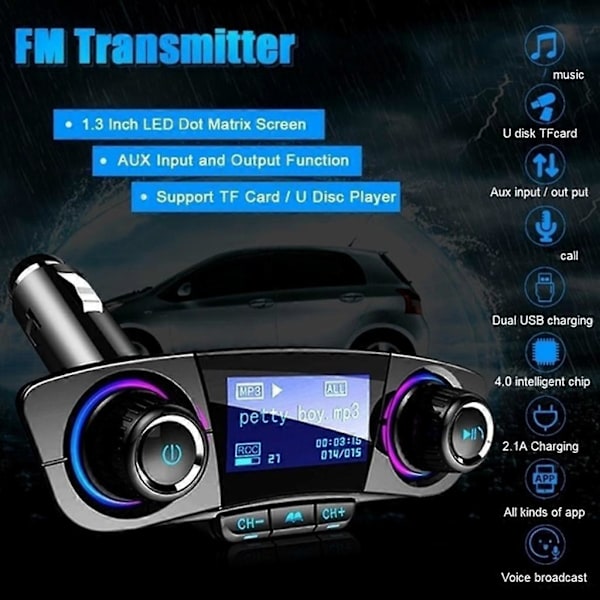 Bærbar BT06 Bil Bluetooth