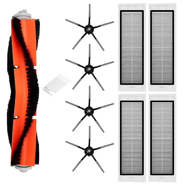 Hovedbørste Svart Sidebørste HEPA Filter for S6 S5 MAX S60 S65 S5 S50 S55 E25 E35 Robotstøvsuger Deler