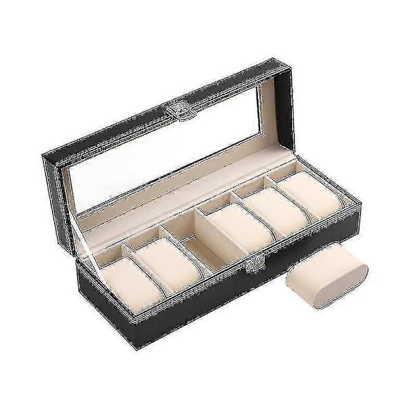 Lyxig Klockbox/klockbox för 6 klockor -ys